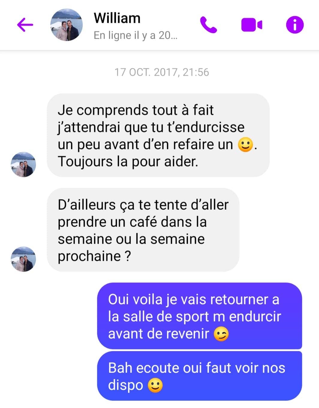 Conversation FaceBook